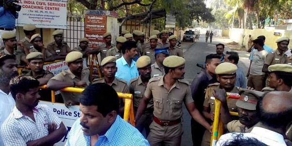 Admk Protest 