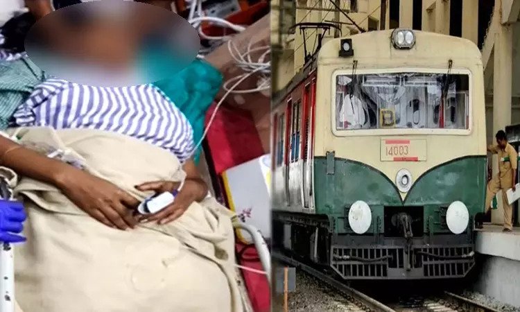 சென்னையில் மின்சார ரெயிலில் பெண் போலீசுக்கு கத்தி குத்து – மர்மநபரை தேடிவரும் போலீஸ் !