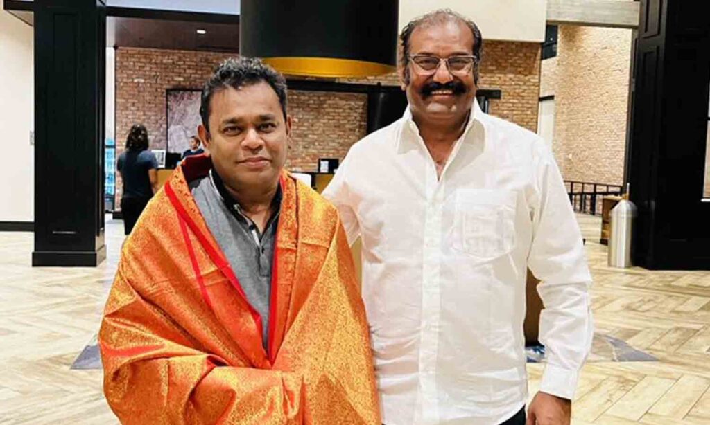 பிரபல இசையமைப்பாளரை சந்தித்த நடிகர் நெப்போலியன் !