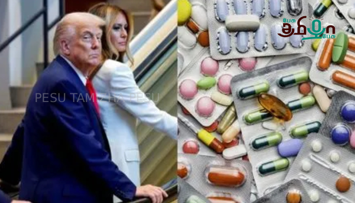 இறக்குமதி செய்யப்படும் மருந்து பொருட்களுக்கு 100 சதவீதம் வரி – டொனால்டு டிரம்ப்