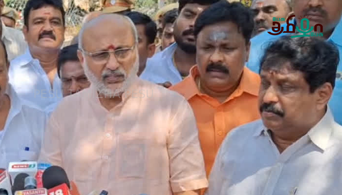 குடியரசுத் துணைத் தலைவர் தேர்தல் வெற்றி – பாஜக மாநில தலைவர் நயினார் நாகேந்திரன் வாழ்த்து
