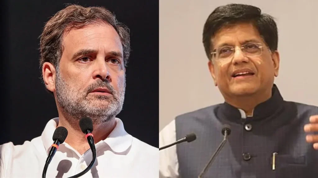 ராகுல் காந்தி நாட்டின் பாதுகாப்புடன் விளையாடுகிறார்!. பியூஷ் கோயல் குற்றச்சாட்டு!